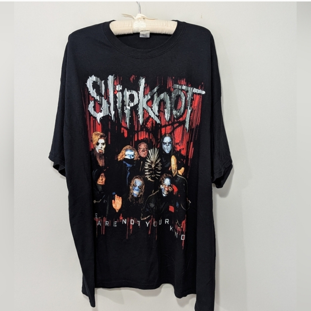 Men's Slipknot Concert T-Shirt Size 3XL "We Are Not Your Kind" Black Tour